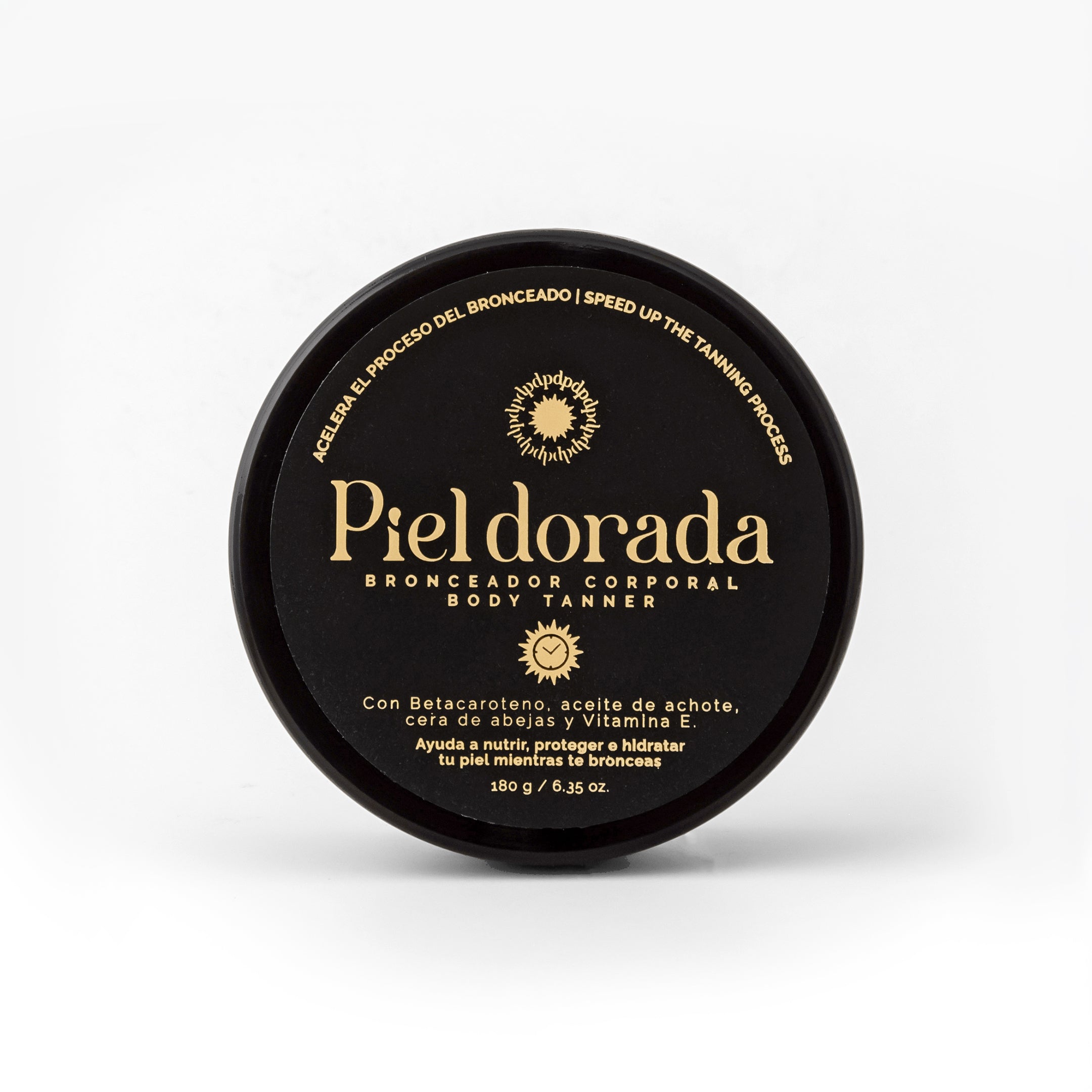 Bronceador Corporal Piel Dorada - Acelerador de Bronceado con Betacaroteno 180g