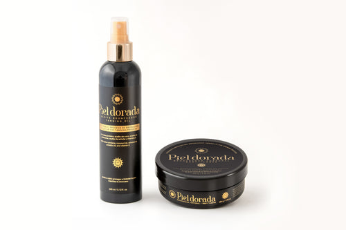Pack Bronceador Piel Dorada Crema 180 gr + Aceite Bronceador 240 ml