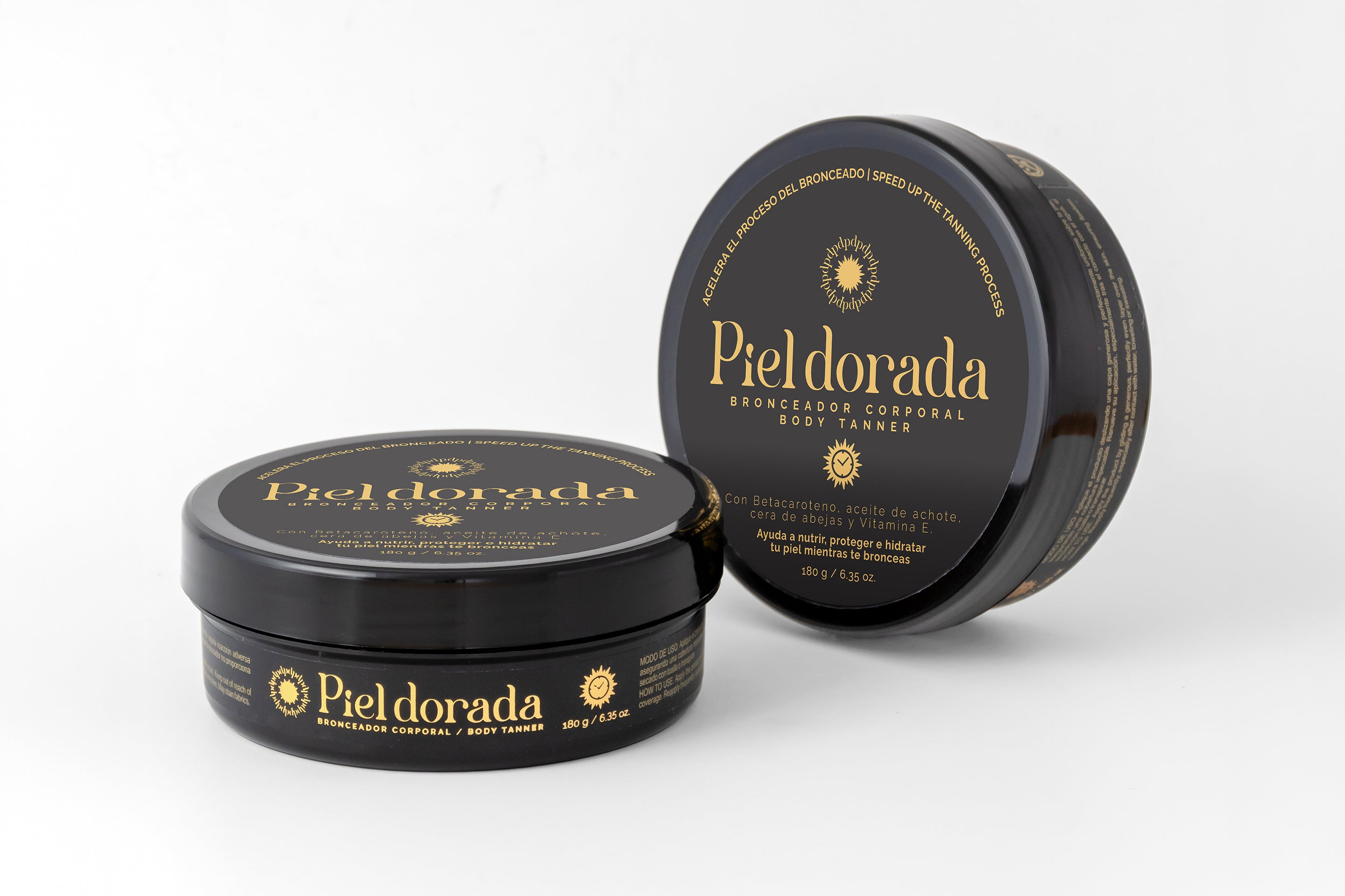 Bronceador Corporal Piel Dorada - Acelerador de Bronceado con Betacaroteno 180g