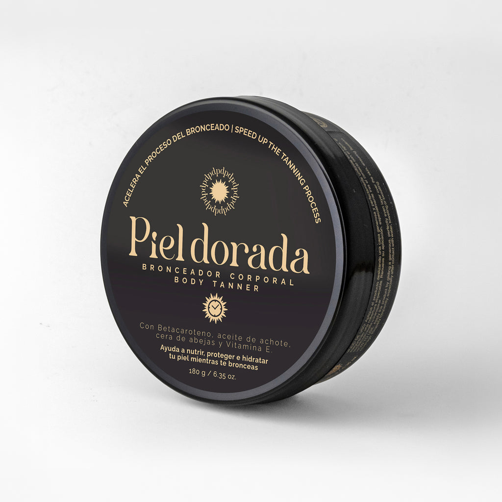 Bronceador Corporal Piel Dorada - Acelerador de Bronceado con Betacaroteno 180g