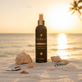Aceite Bronceador Piel Dorada en ambiente playero